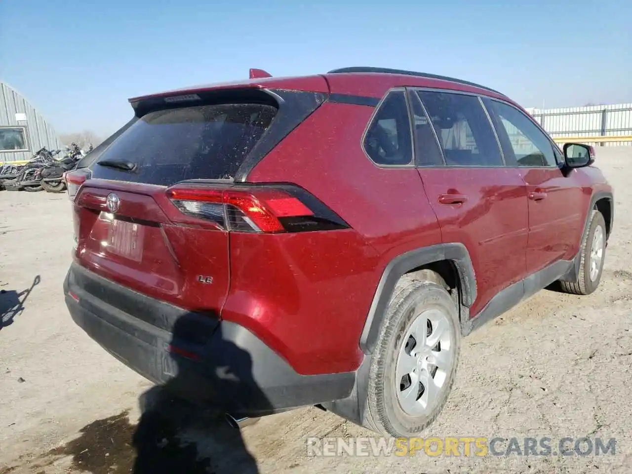 4 Photograph of a damaged car JTMK1RFV3KD013690 TOYOTA RAV4 2019