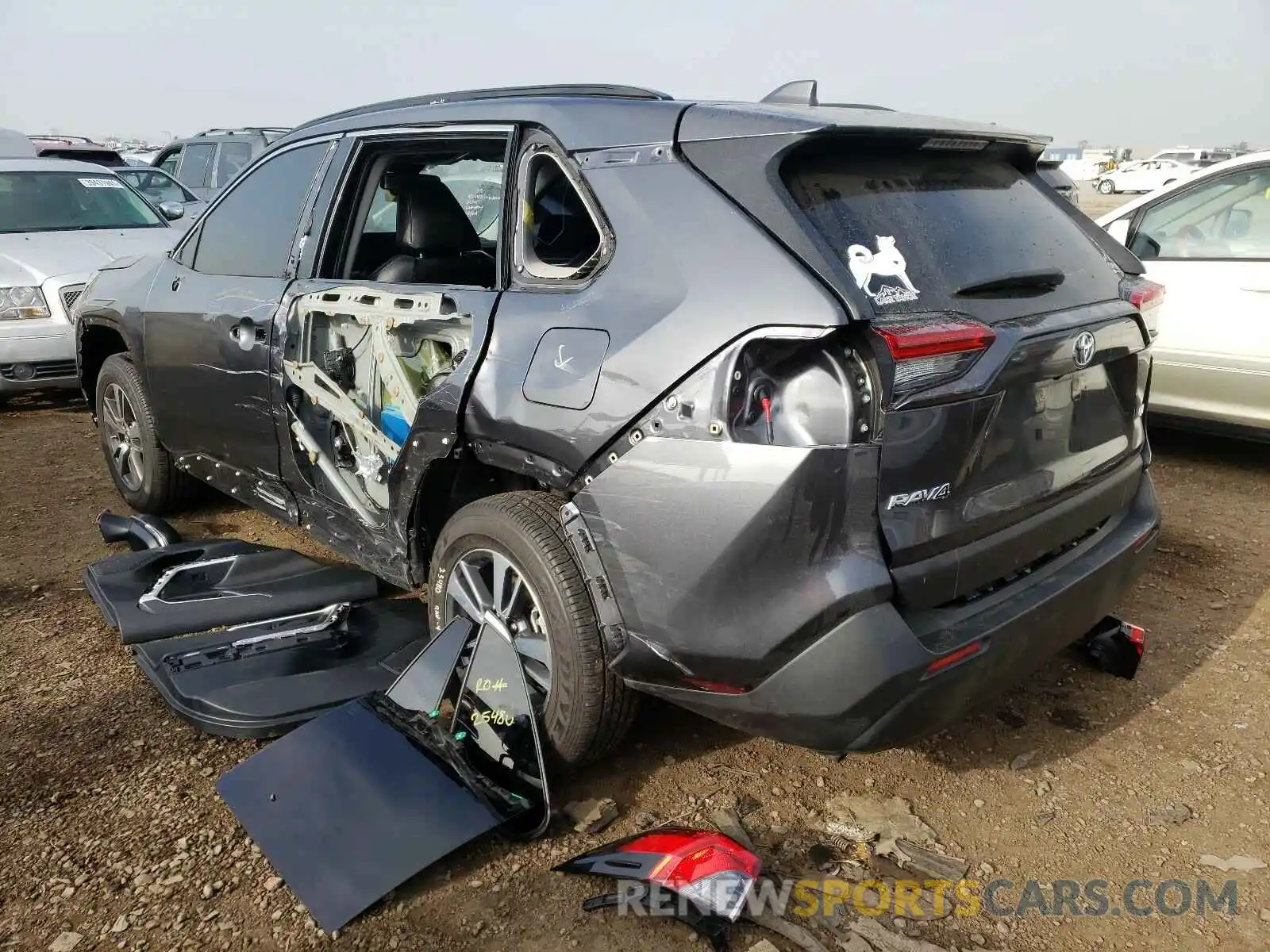 3 Photograph of a damaged car JTMK1RFV3KD038024 TOYOTA RAV4 2019