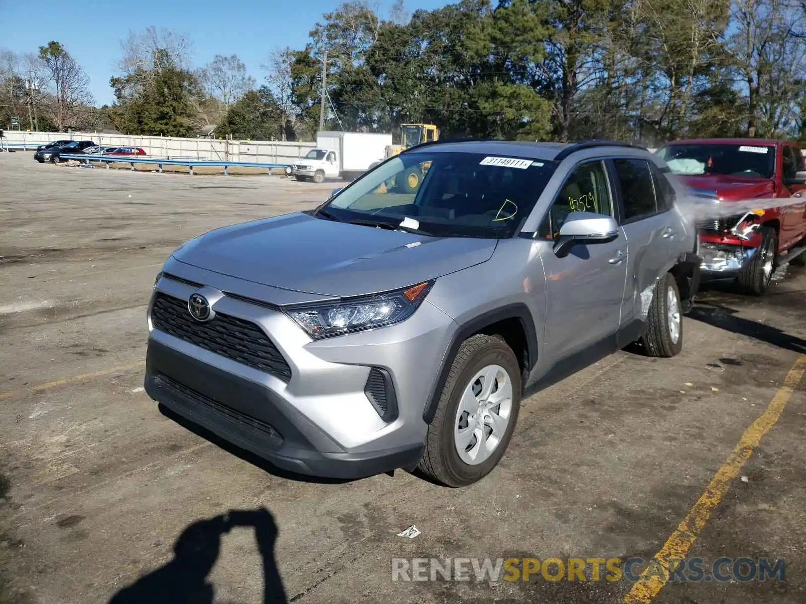 2 Photograph of a damaged car JTMK1RFV3KJ003548 TOYOTA RAV4 2019