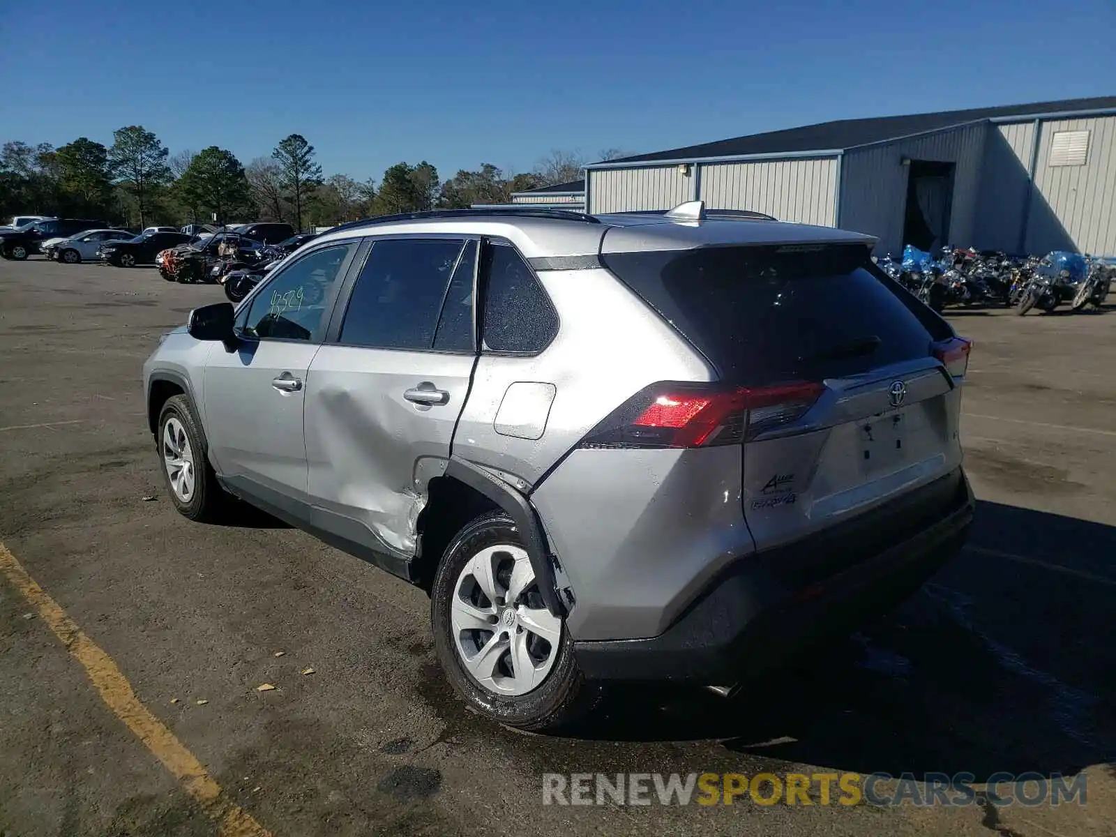 3 Photograph of a damaged car JTMK1RFV3KJ003548 TOYOTA RAV4 2019