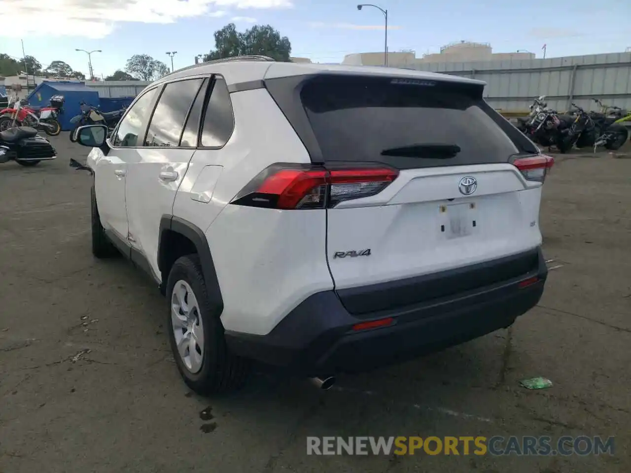 3 Фотография поврежденного автомобиля JTMK1RFV3KJ013142 TOYOTA RAV4 2019