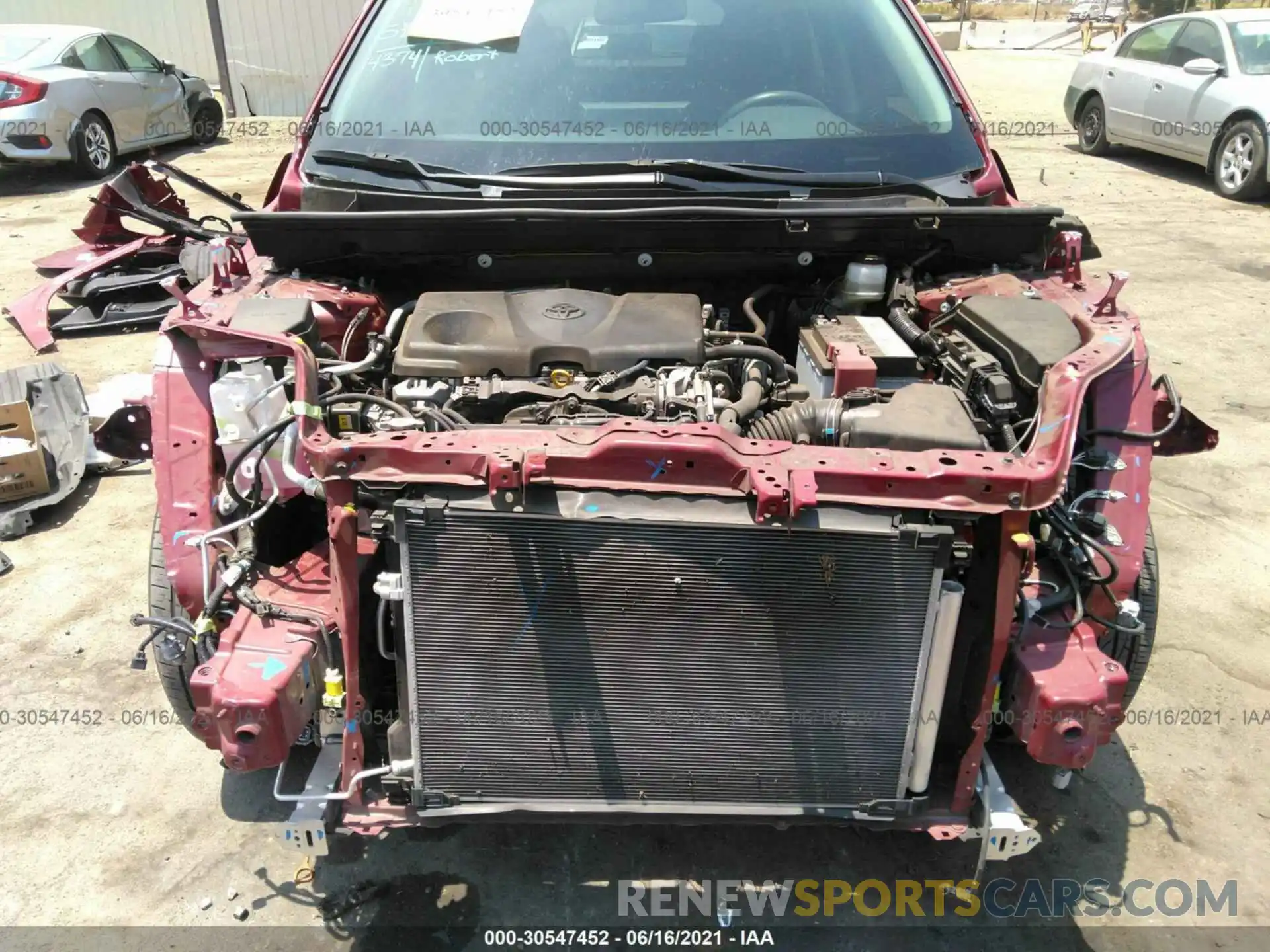 6 Photograph of a damaged car JTMK1RFV4KD016176 TOYOTA RAV4 2019