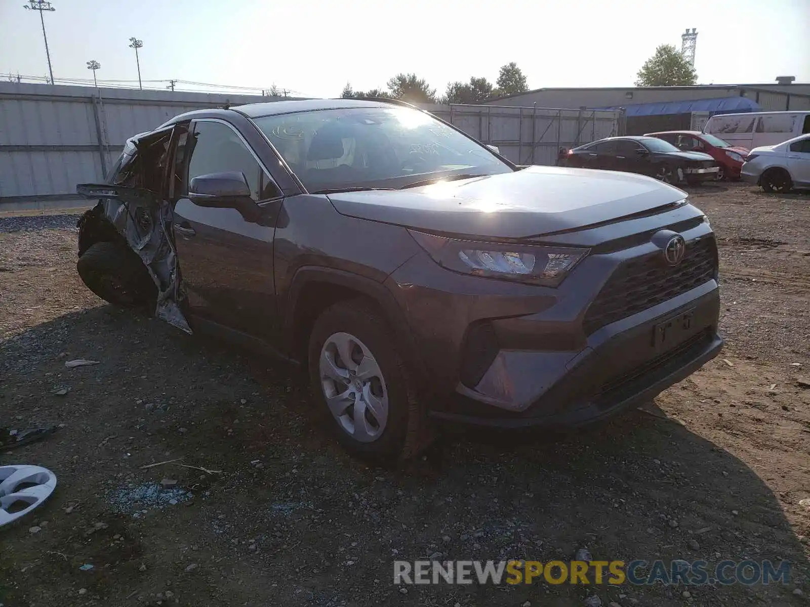 1 Photograph of a damaged car JTMK1RFV4KD018252 TOYOTA RAV4 2019