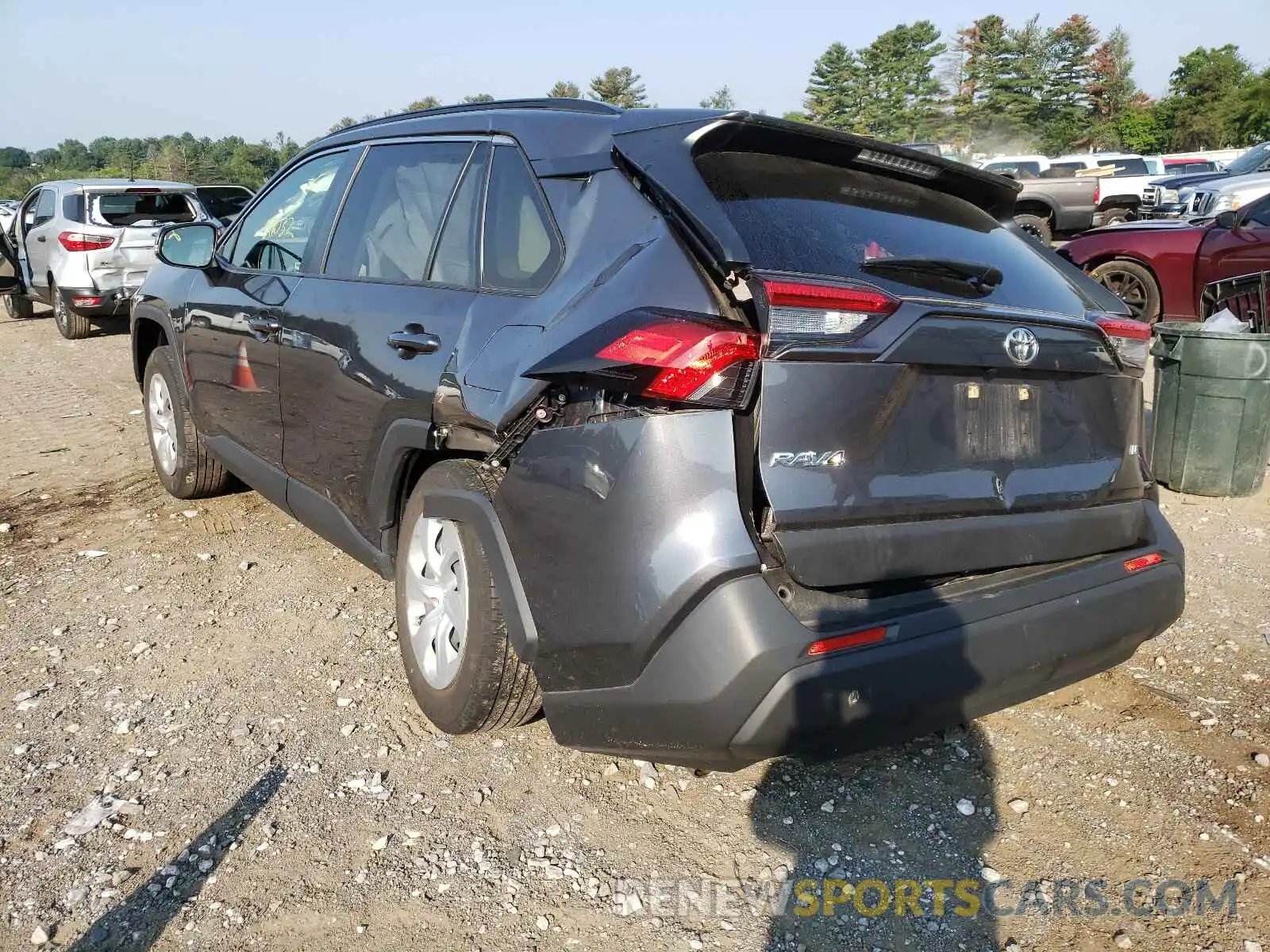 3 Фотография поврежденного автомобиля JTMK1RFV4KD018252 TOYOTA RAV4 2019