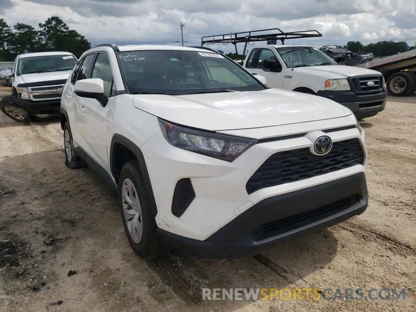 1 Photograph of a damaged car JTMK1RFV4KD502194 TOYOTA RAV4 2019