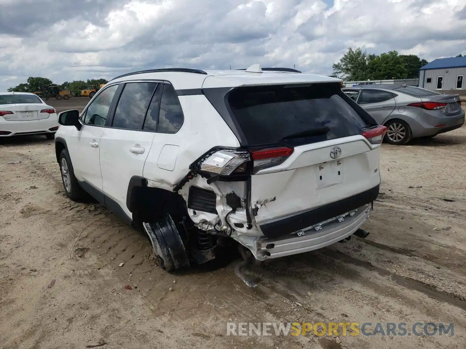 3 Photograph of a damaged car JTMK1RFV4KD502194 TOYOTA RAV4 2019