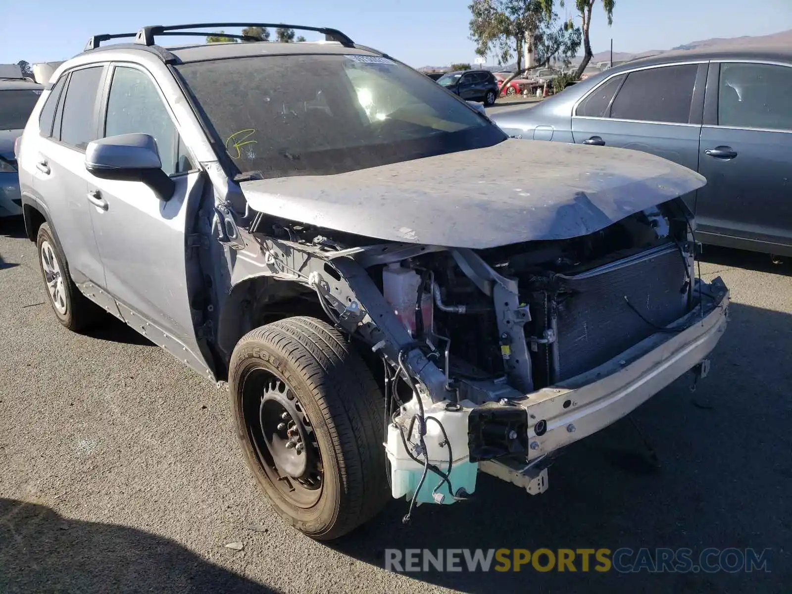 1 Photograph of a damaged car JTMK1RFV4KD504009 TOYOTA RAV4 2019