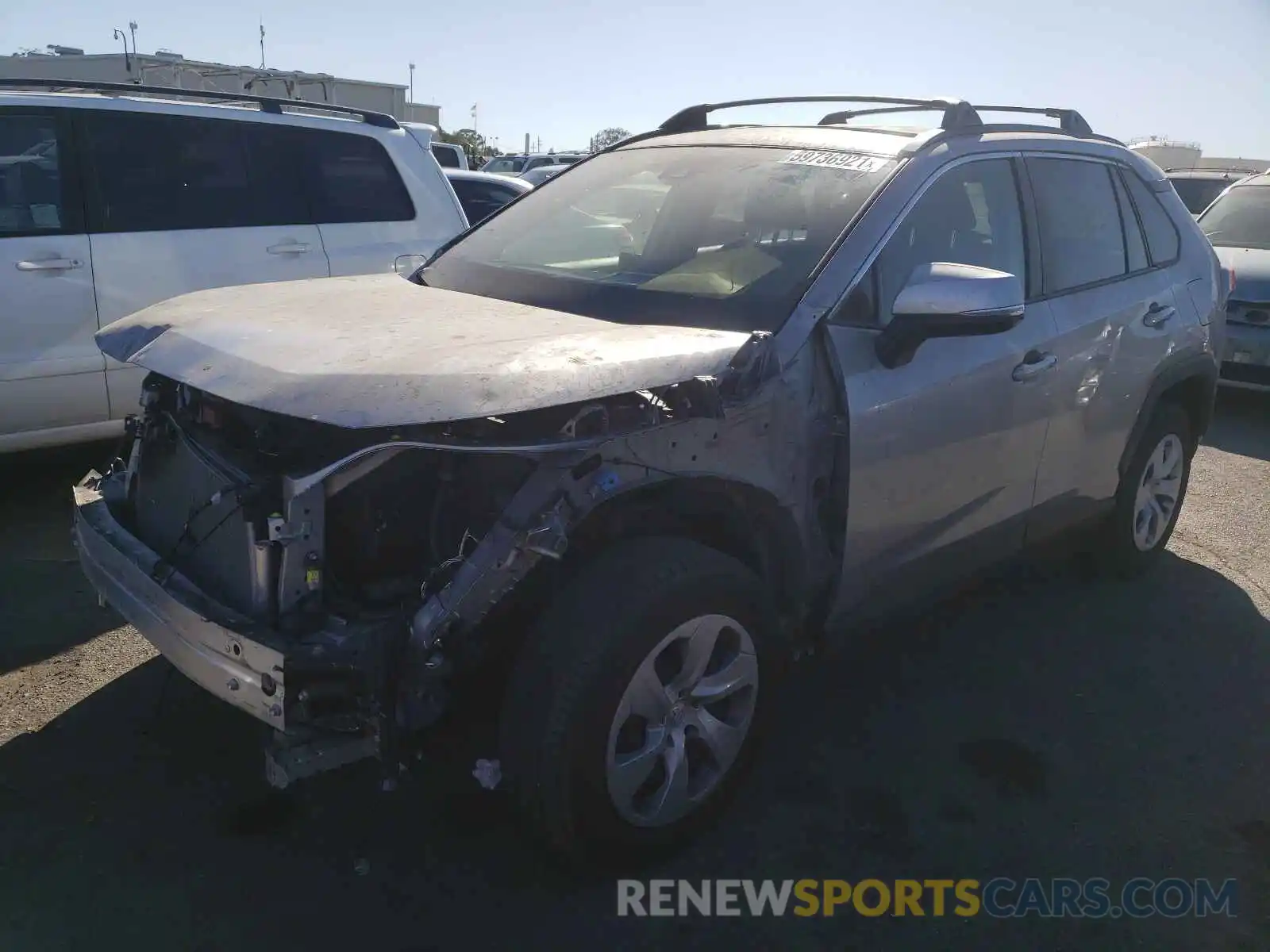 2 Photograph of a damaged car JTMK1RFV4KD504009 TOYOTA RAV4 2019