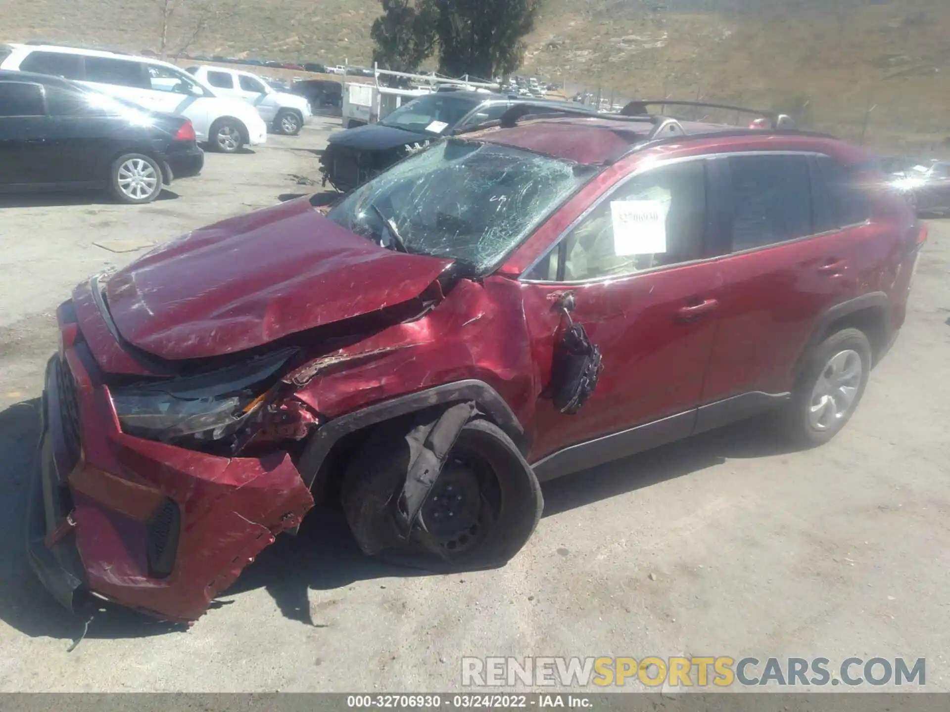 2 Photograph of a damaged car JTMK1RFV4KD506259 TOYOTA RAV4 2019