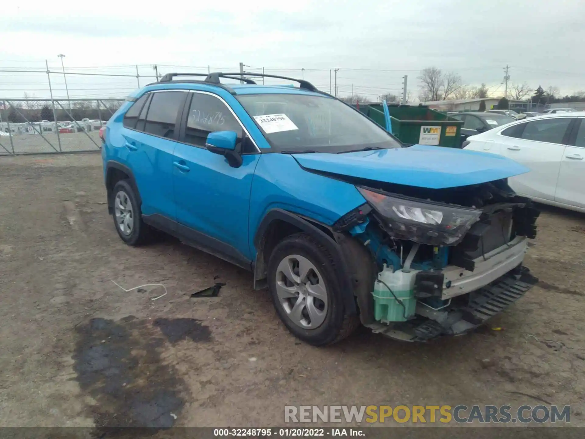 1 Фотография поврежденного автомобиля JTMK1RFV4KJ001601 TOYOTA RAV4 2019