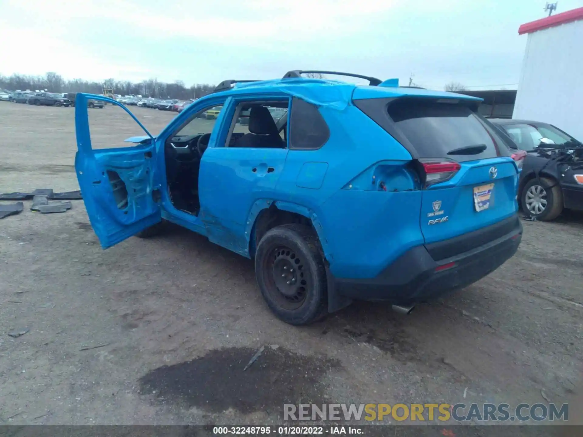 3 Фотография поврежденного автомобиля JTMK1RFV4KJ001601 TOYOTA RAV4 2019