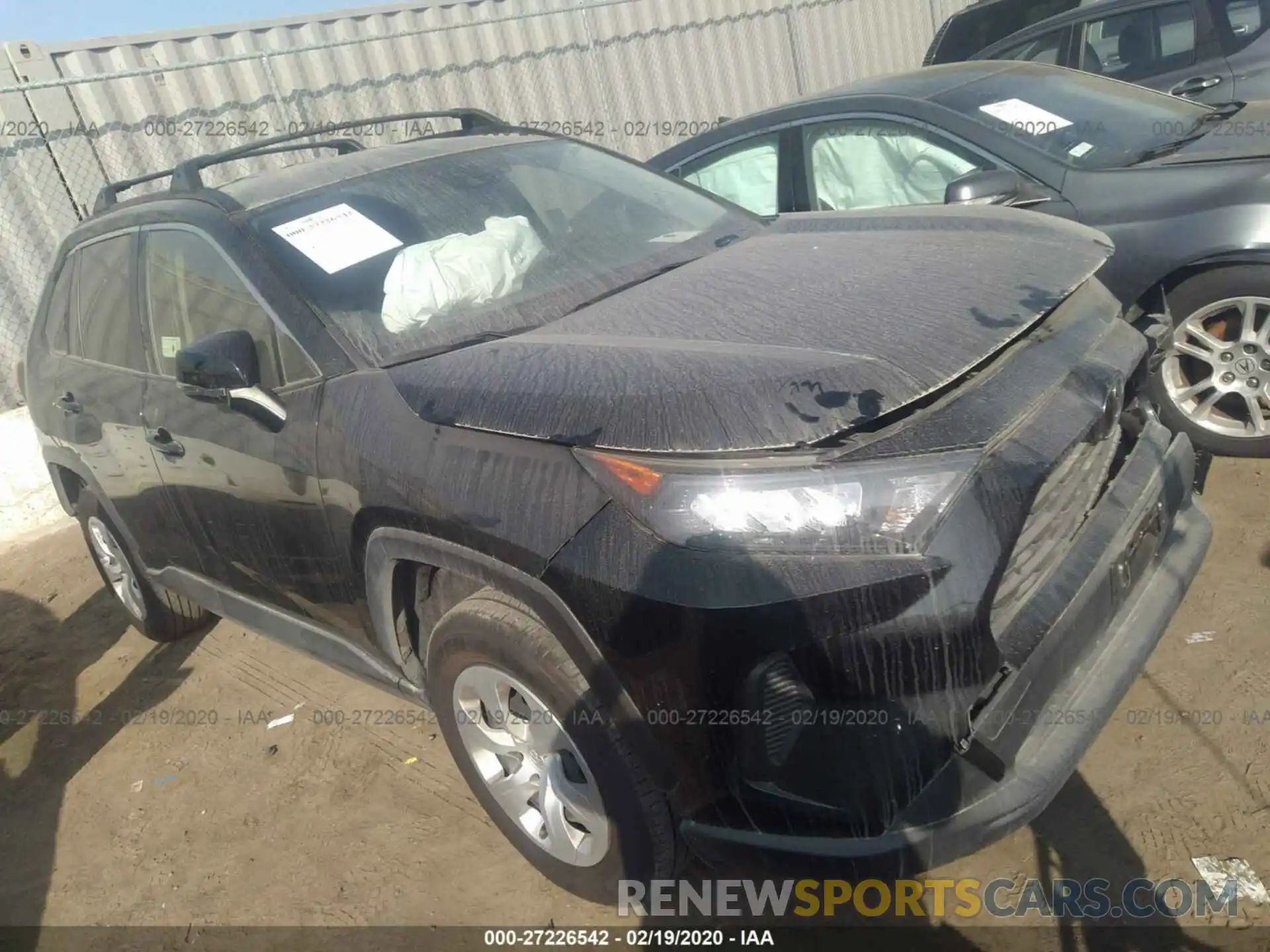 1 Photograph of a damaged car JTMK1RFV4KJ005695 TOYOTA RAV4 2019