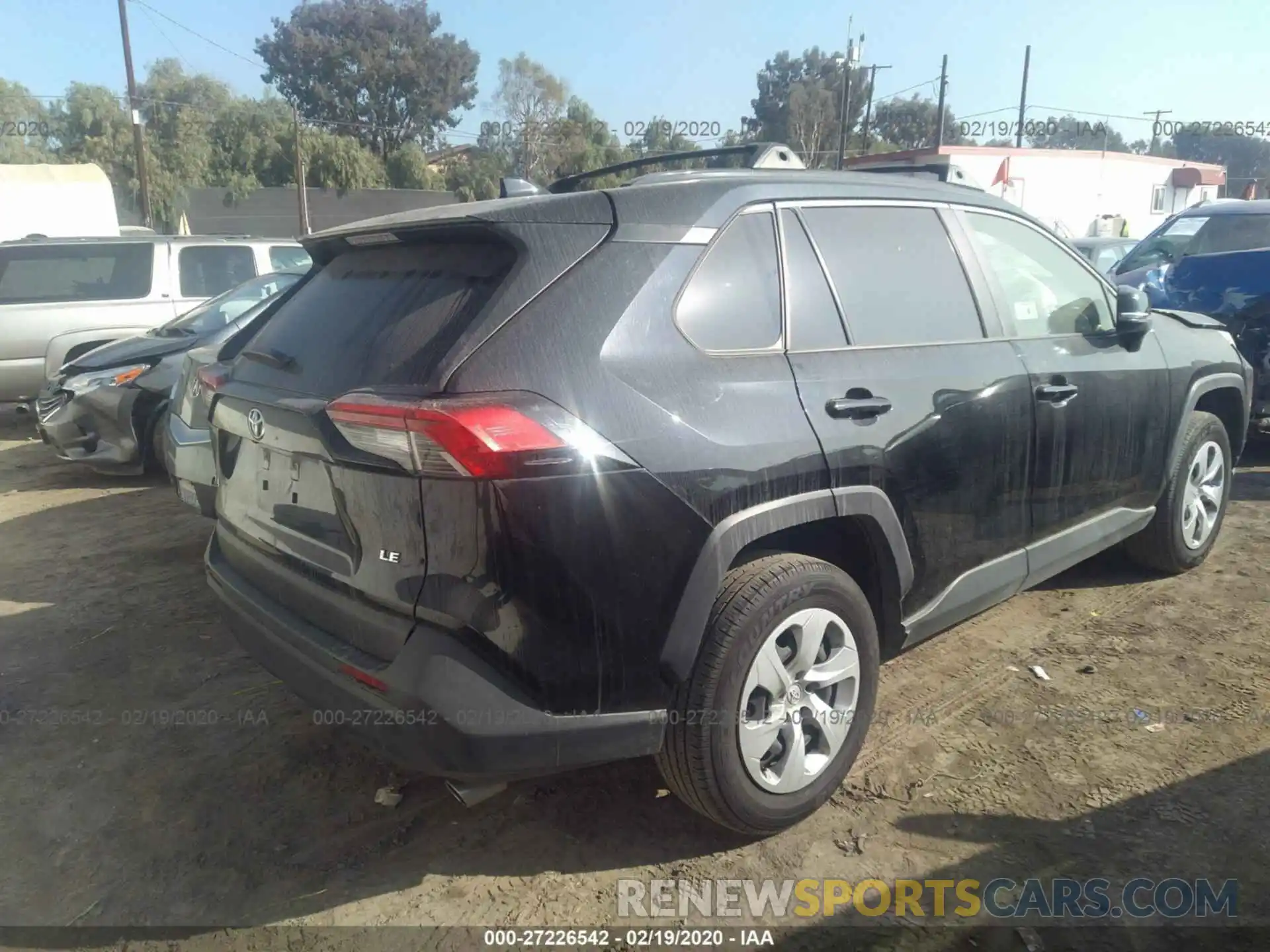 4 Photograph of a damaged car JTMK1RFV4KJ005695 TOYOTA RAV4 2019