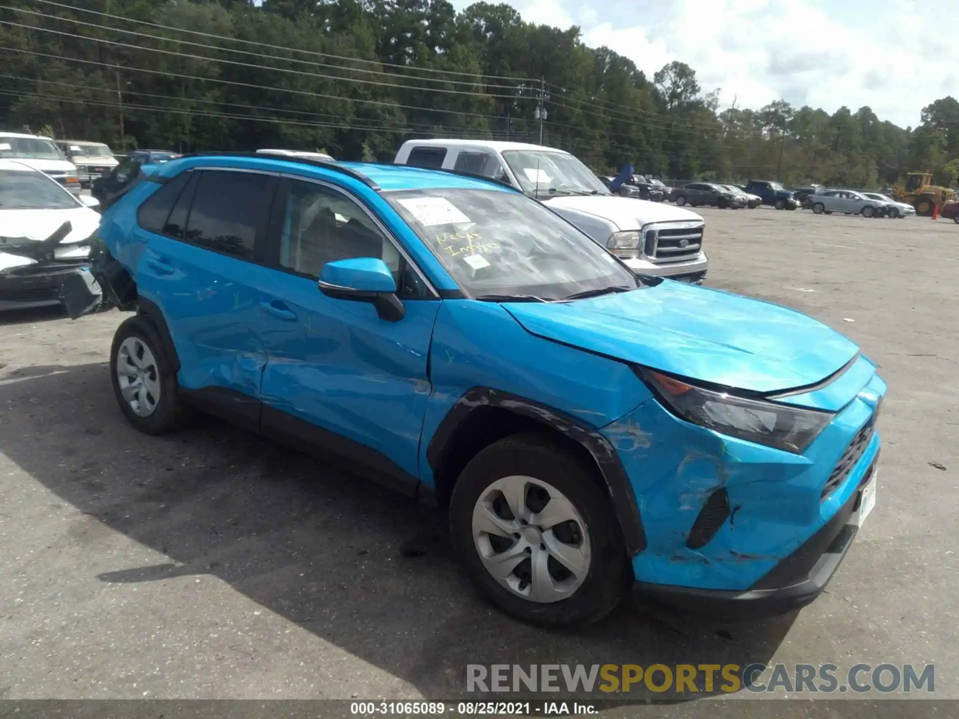 1 Photograph of a damaged car JTMK1RFV4KJ010573 TOYOTA RAV4 2019