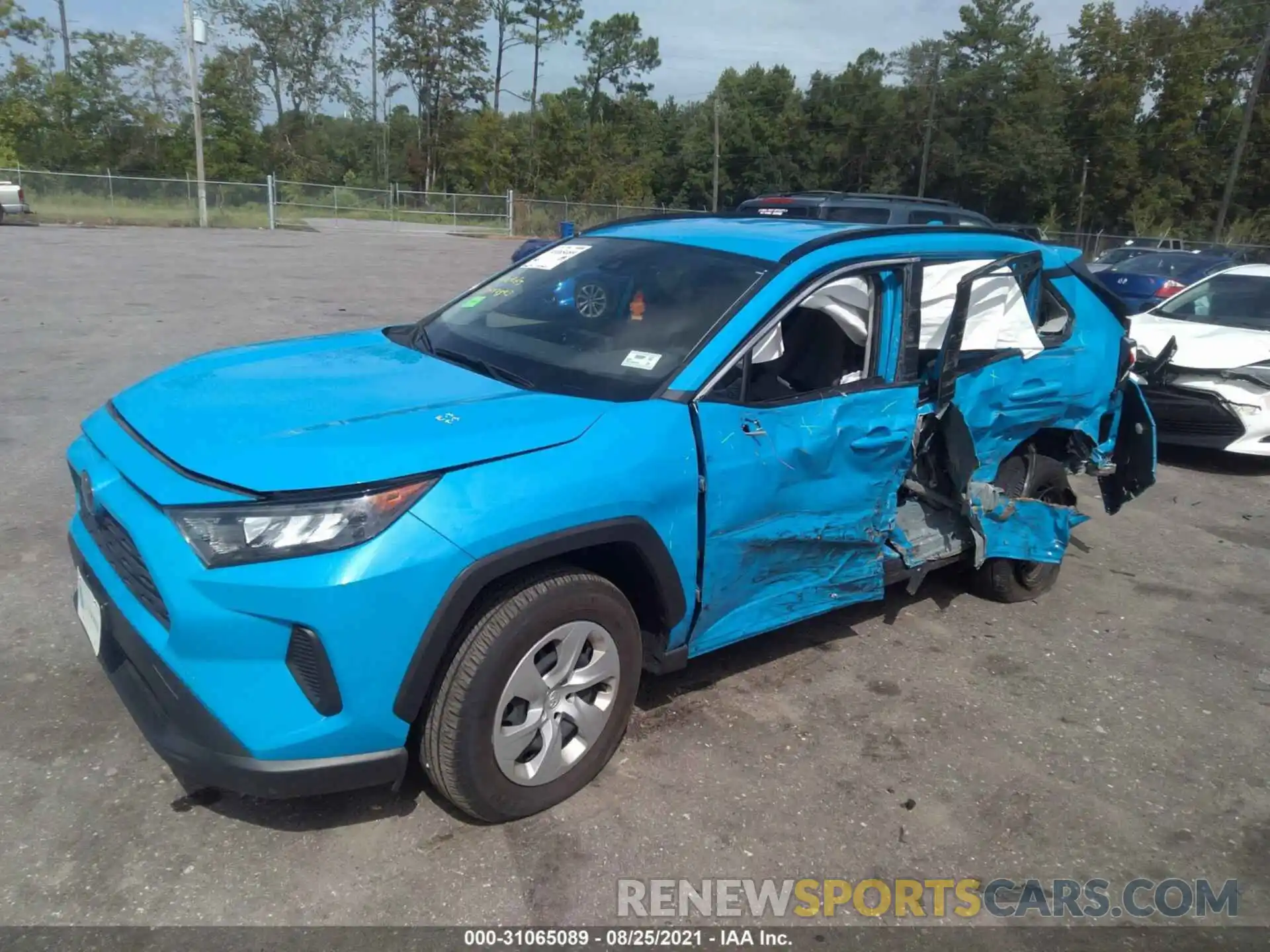 2 Фотография поврежденного автомобиля JTMK1RFV4KJ010573 TOYOTA RAV4 2019