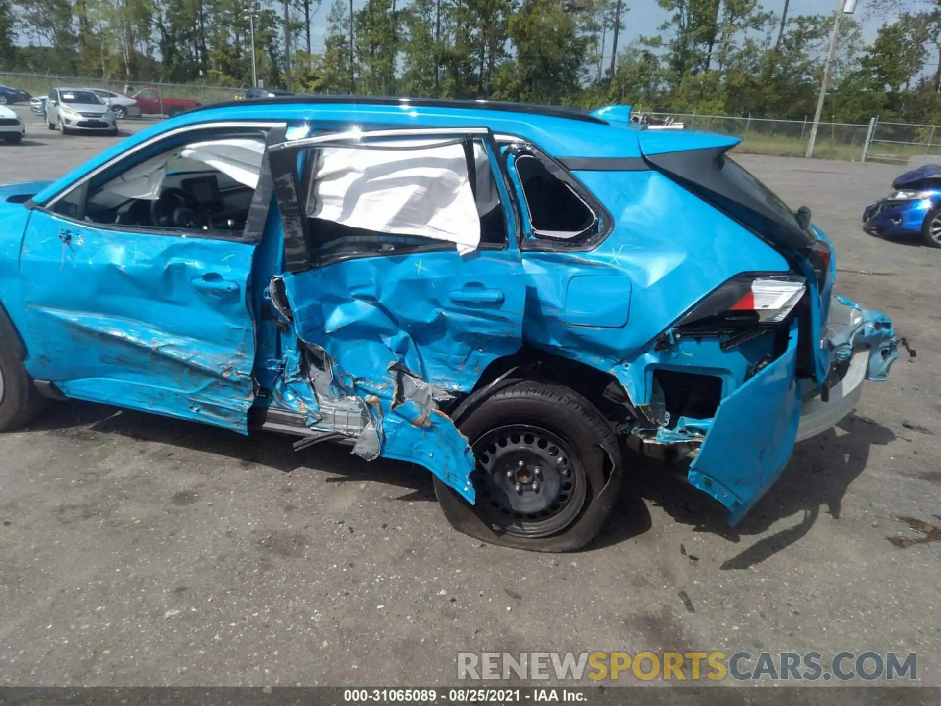 6 Photograph of a damaged car JTMK1RFV4KJ010573 TOYOTA RAV4 2019