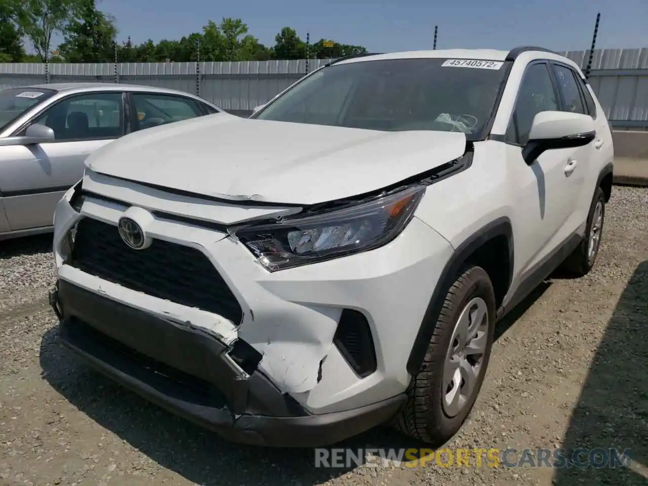 2 Photograph of a damaged car JTMK1RFV4KJ015532 TOYOTA RAV4 2019