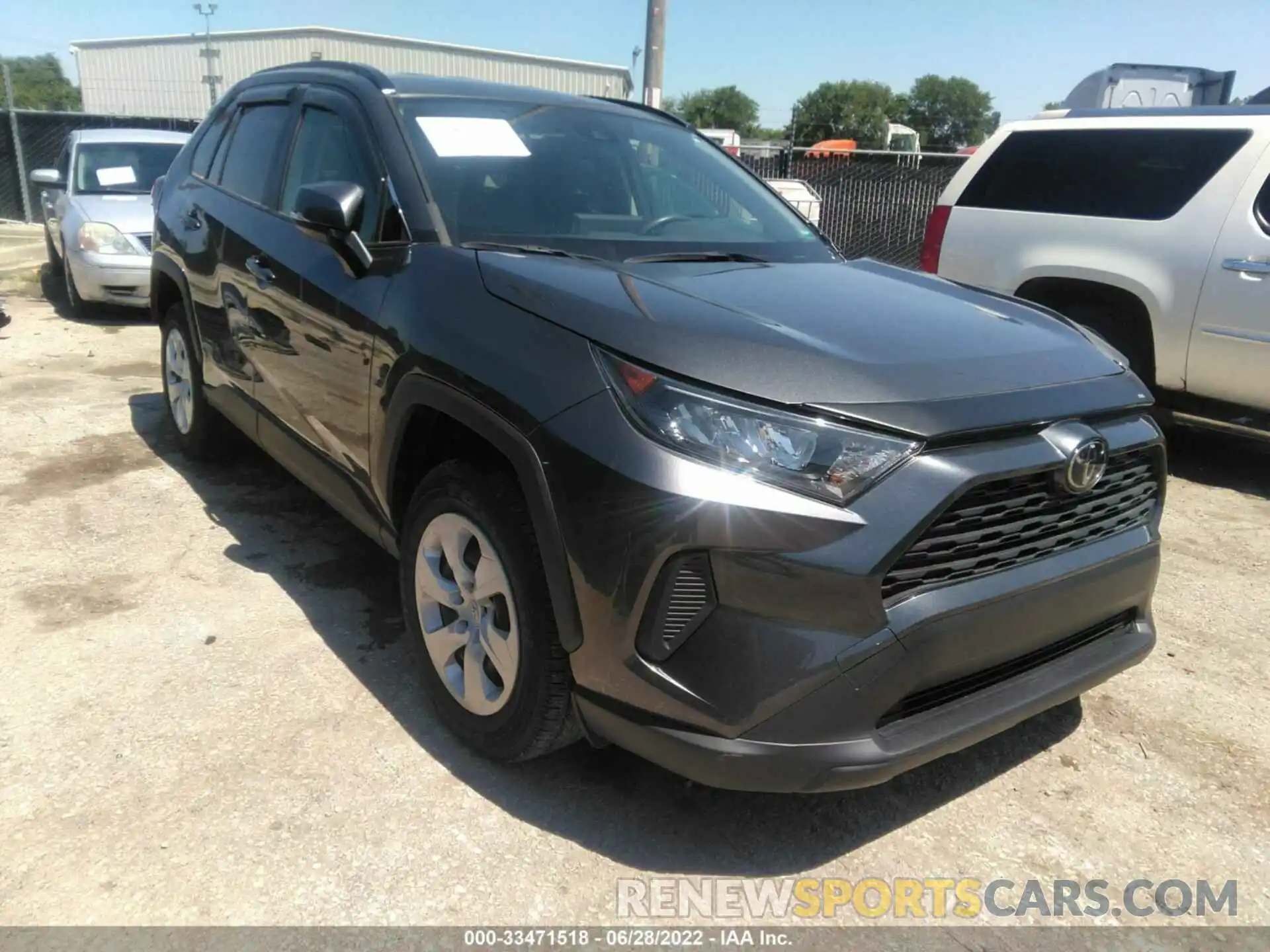 1 Photograph of a damaged car JTMK1RFV5KD036792 TOYOTA RAV4 2019