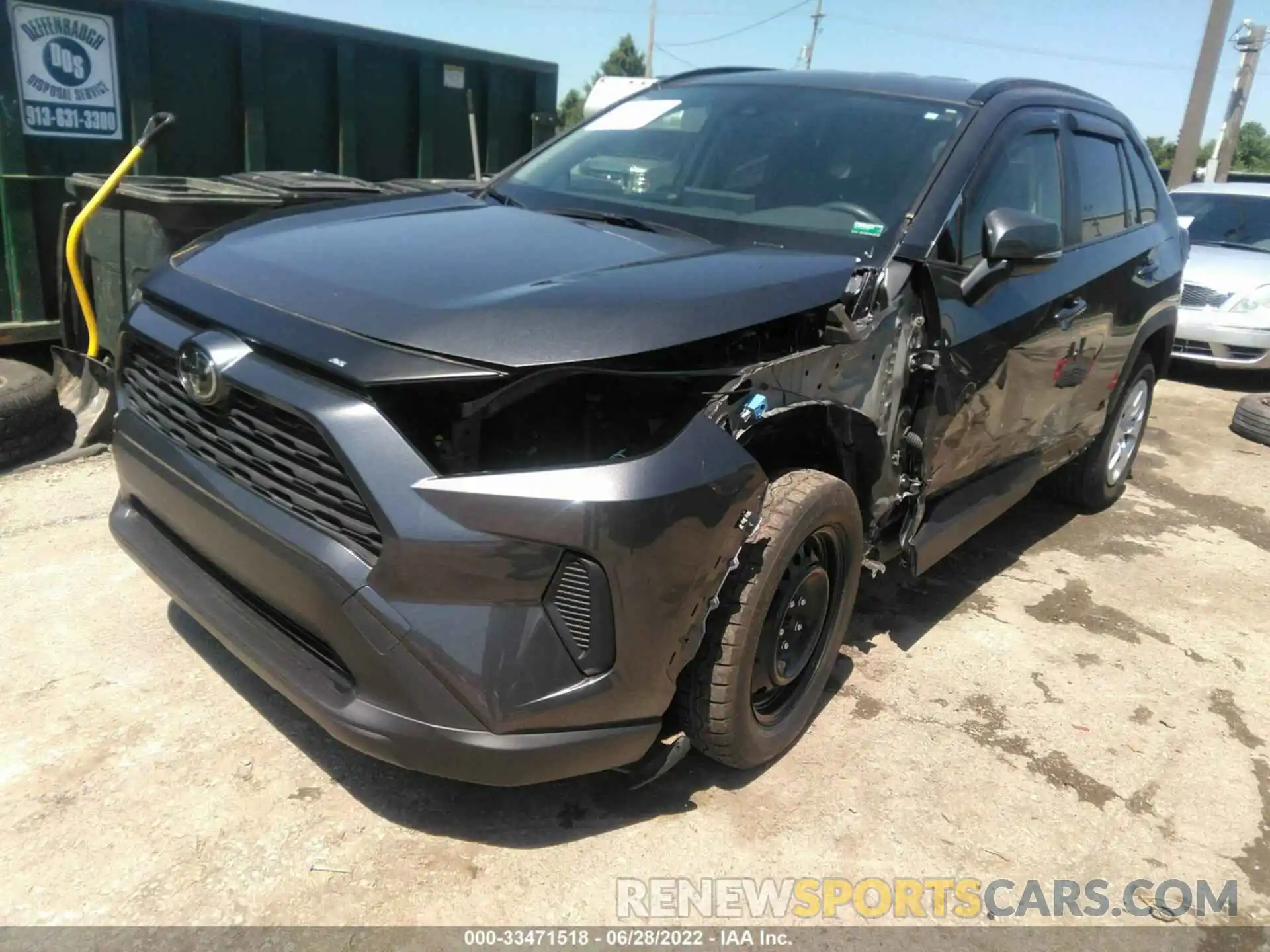 2 Photograph of a damaged car JTMK1RFV5KD036792 TOYOTA RAV4 2019