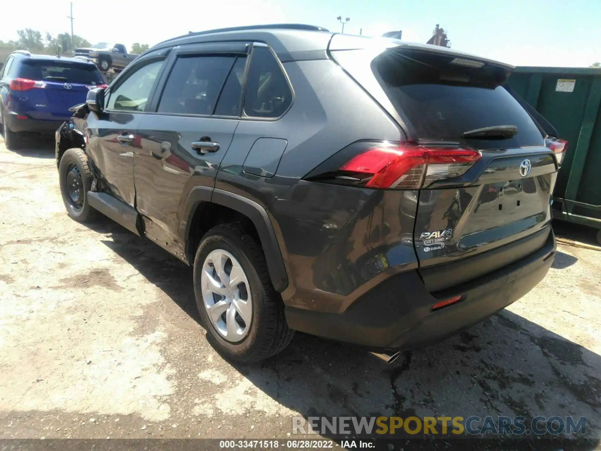 3 Photograph of a damaged car JTMK1RFV5KD036792 TOYOTA RAV4 2019