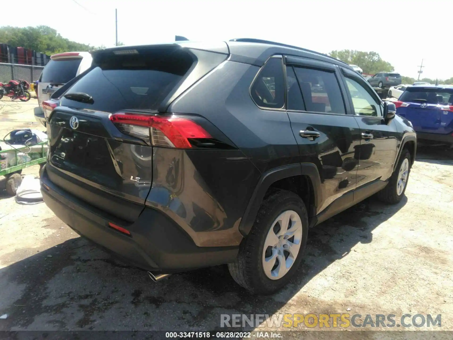 4 Photograph of a damaged car JTMK1RFV5KD036792 TOYOTA RAV4 2019