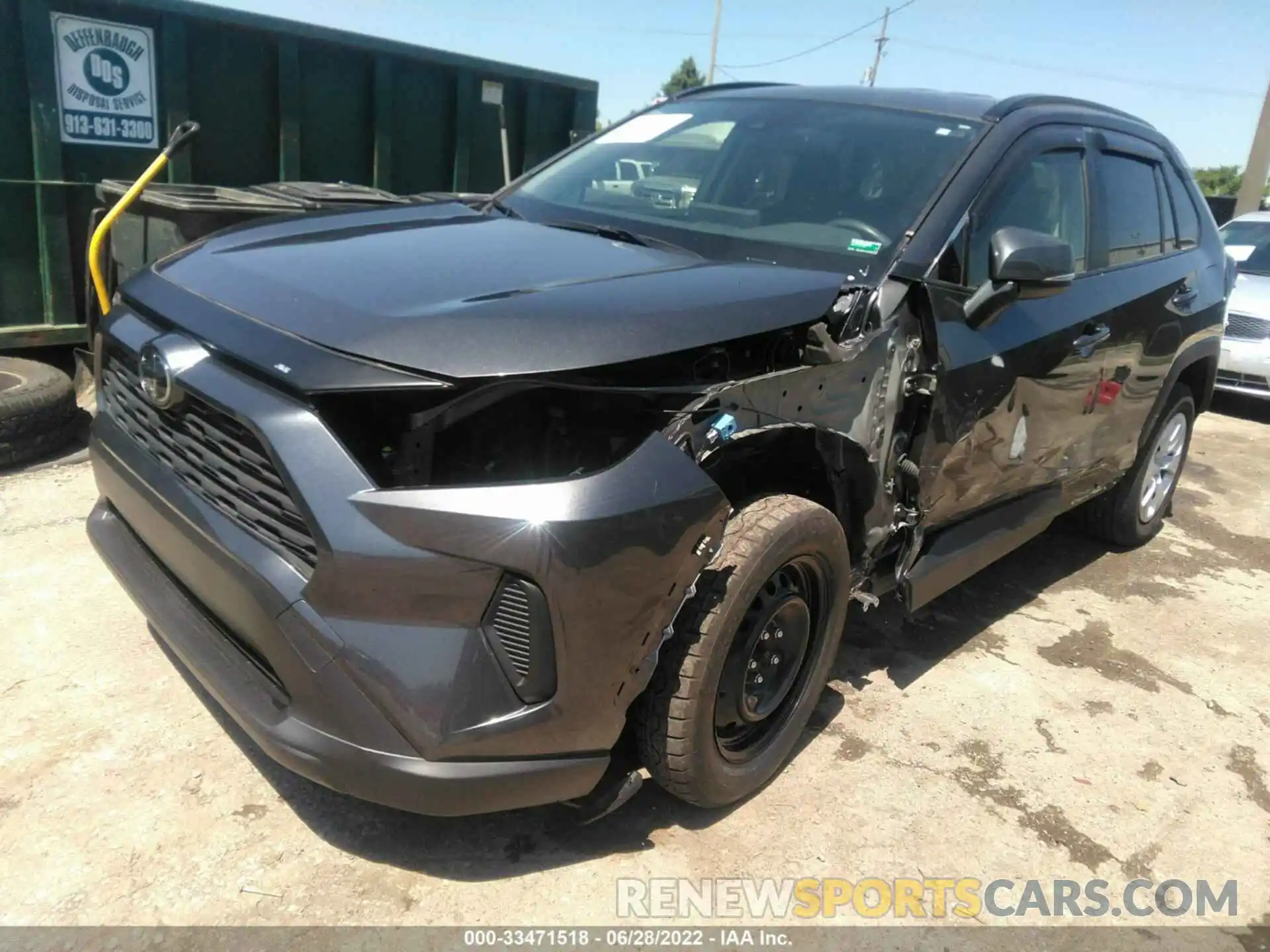 6 Photograph of a damaged car JTMK1RFV5KD036792 TOYOTA RAV4 2019