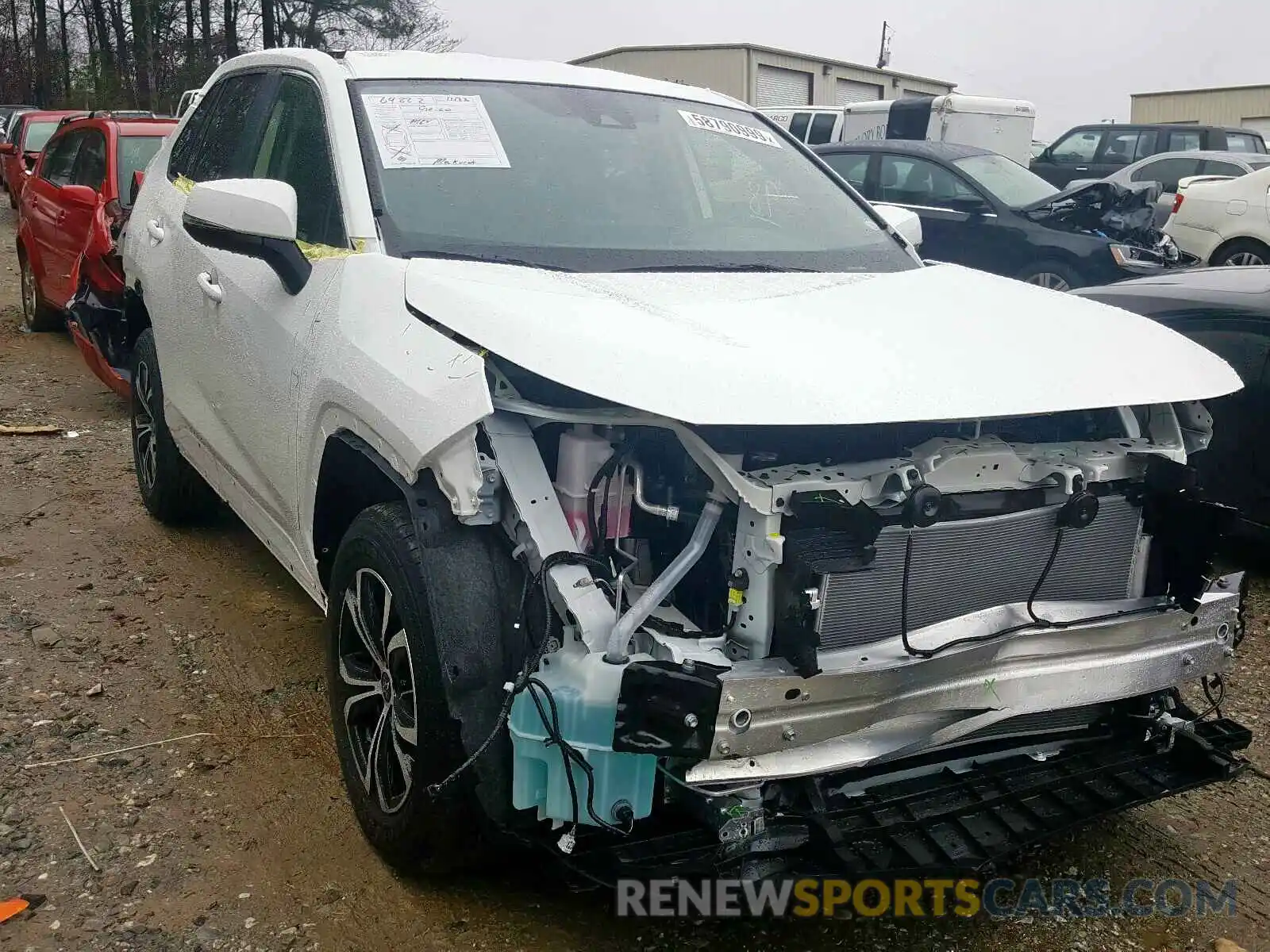 1 Photograph of a damaged car JTMK1RFV5KD041135 TOYOTA RAV4 2019