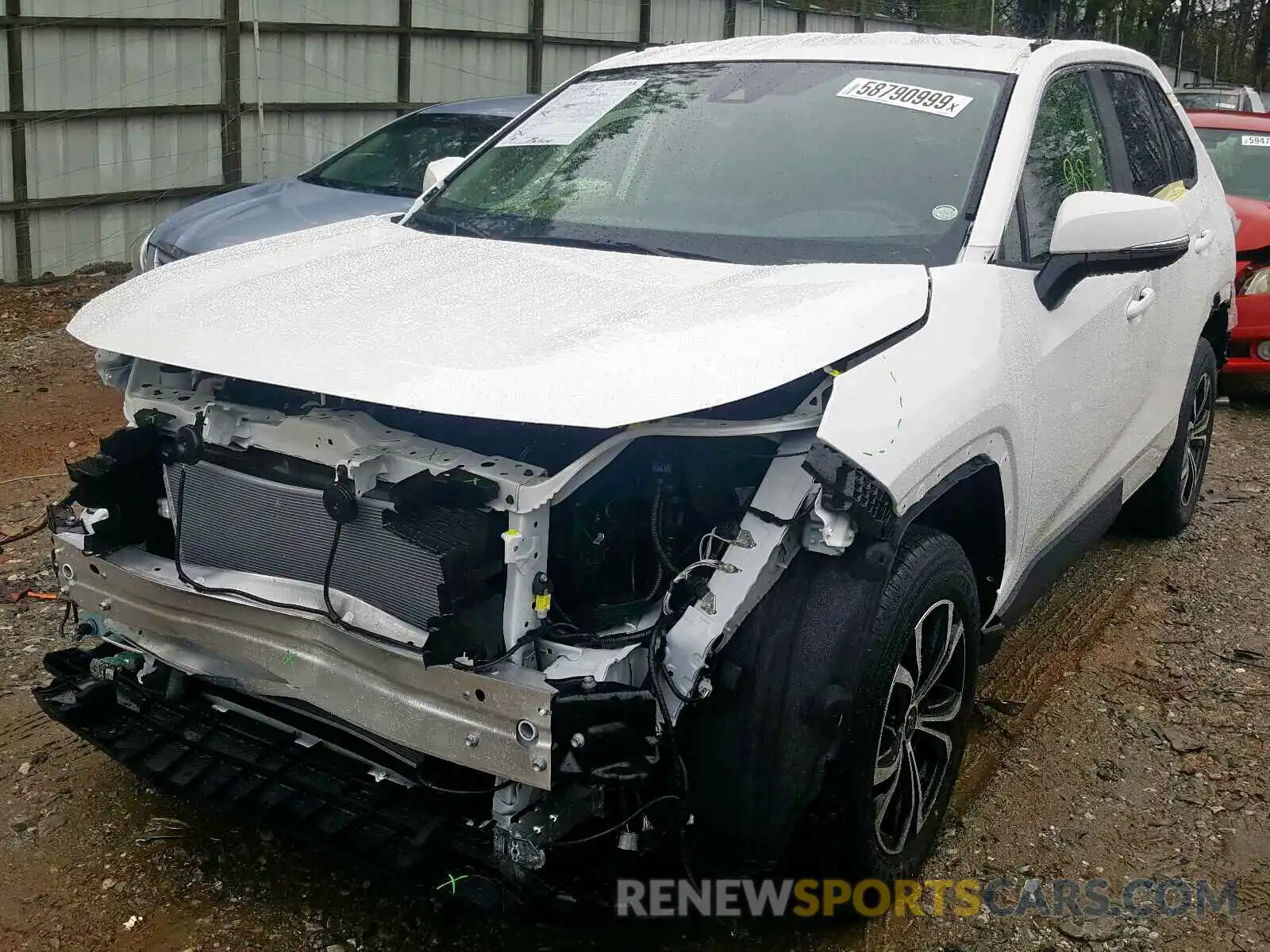 2 Photograph of a damaged car JTMK1RFV5KD041135 TOYOTA RAV4 2019