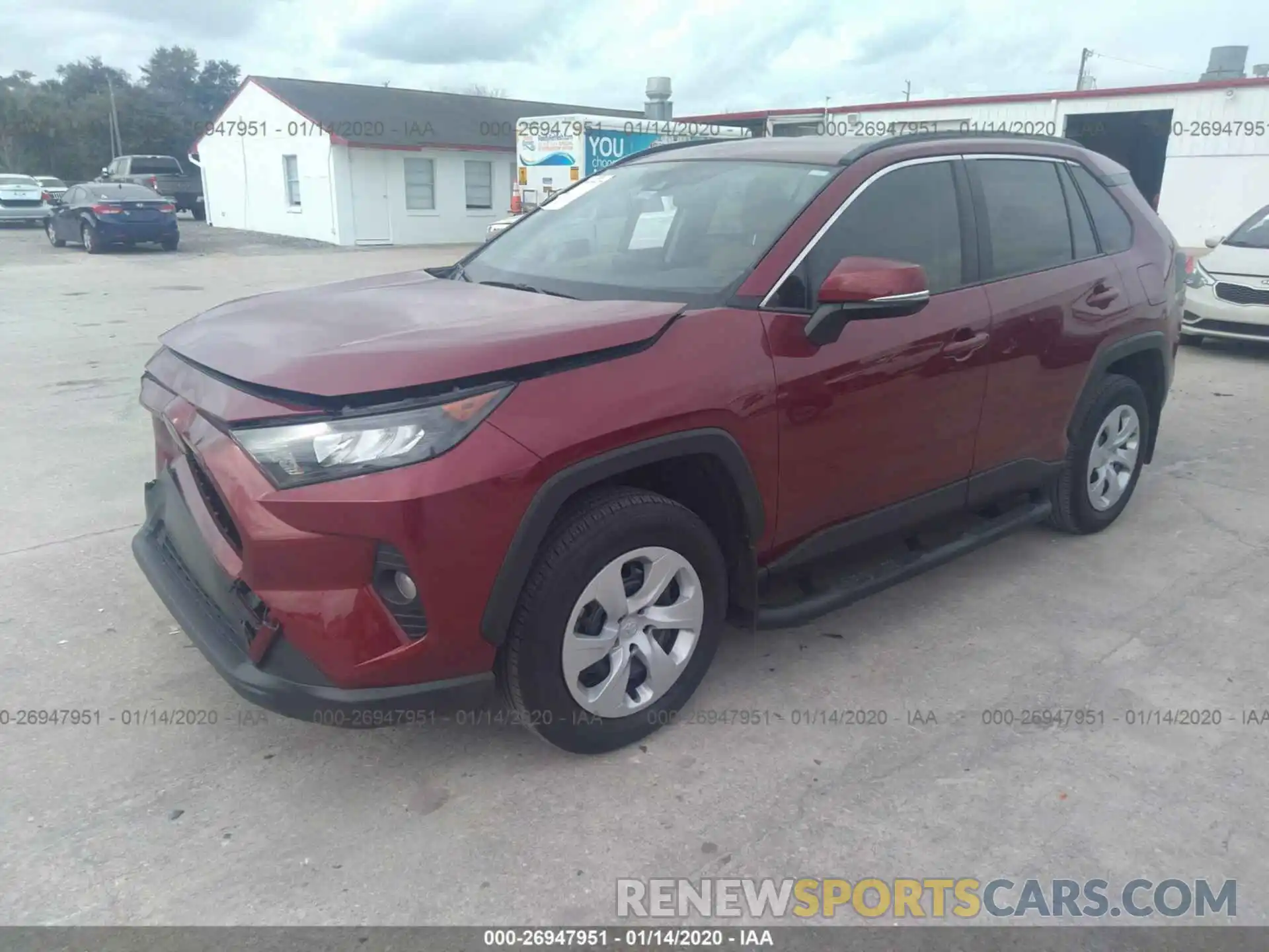 2 Photograph of a damaged car JTMK1RFV5KD500079 TOYOTA RAV4 2019