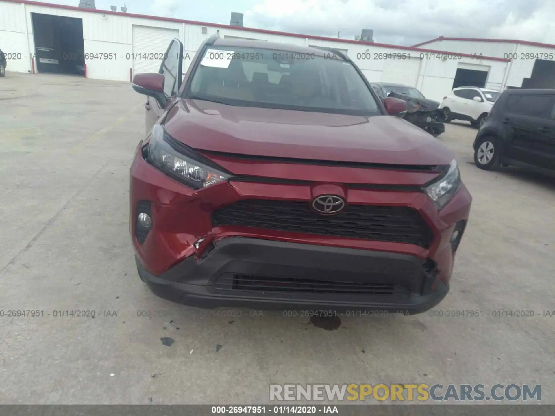 6 Фотография поврежденного автомобиля JTMK1RFV5KD500079 TOYOTA RAV4 2019