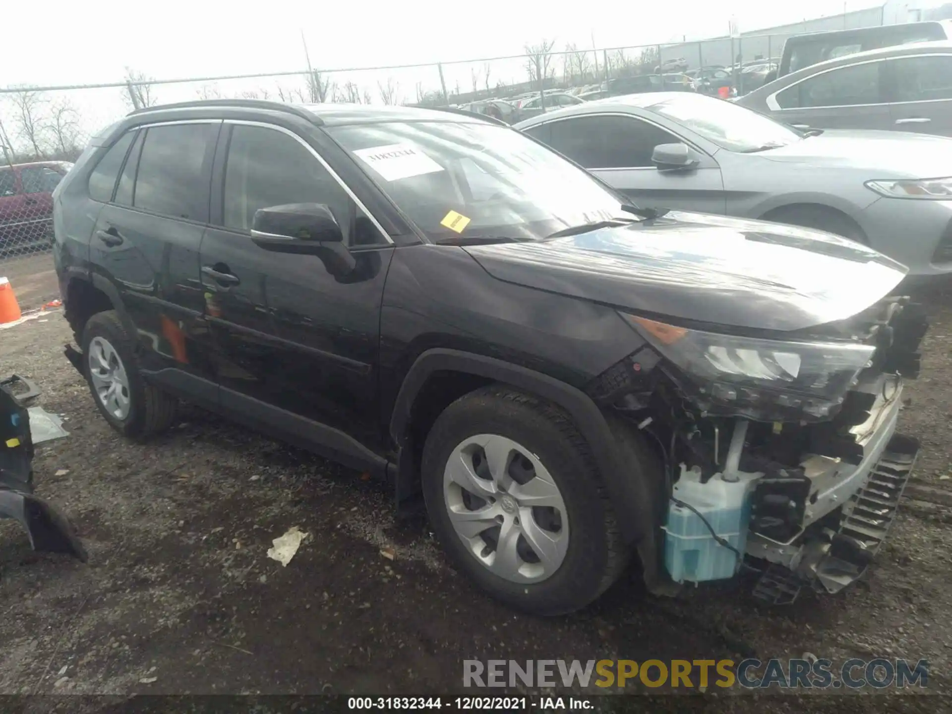 1 Photograph of a damaged car JTMK1RFV5KD503192 TOYOTA RAV4 2019