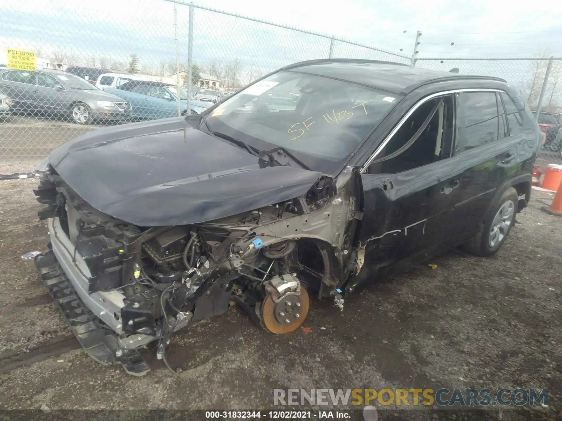 2 Photograph of a damaged car JTMK1RFV5KD503192 TOYOTA RAV4 2019