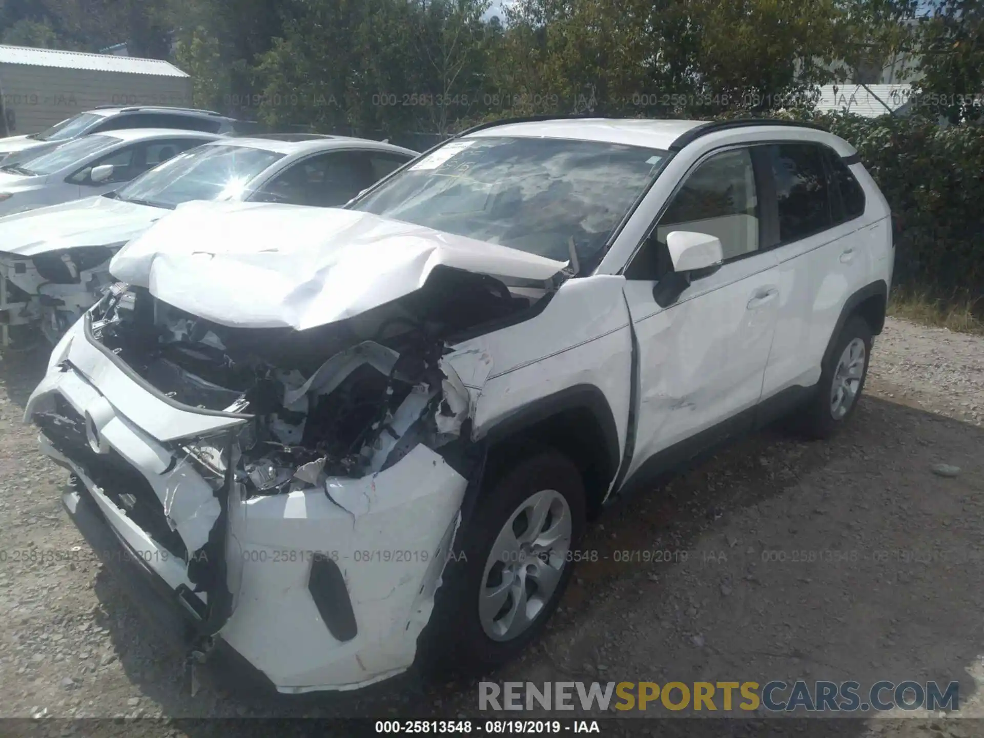 2 Photograph of a damaged car JTMK1RFV5KJ006452 TOYOTA RAV4 2019