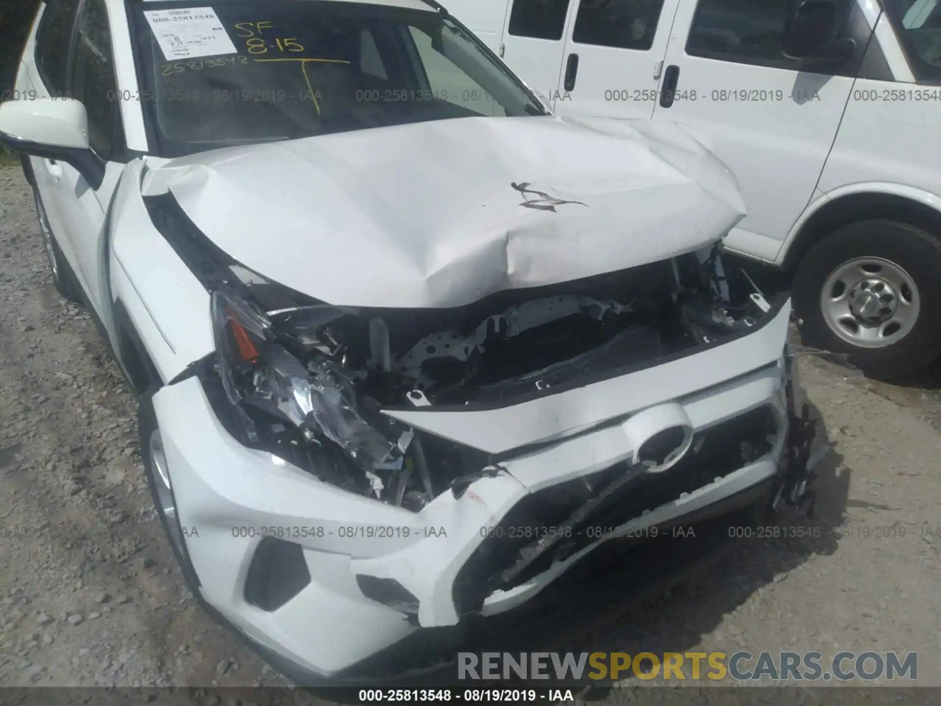 6 Photograph of a damaged car JTMK1RFV5KJ006452 TOYOTA RAV4 2019