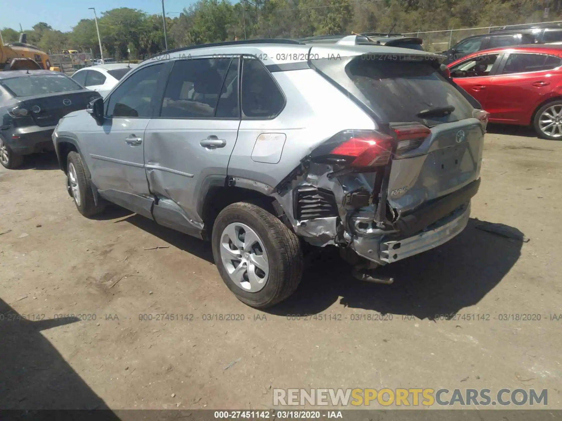 3 Photograph of a damaged car JTMK1RFV5KJ009190 TOYOTA RAV4 2019