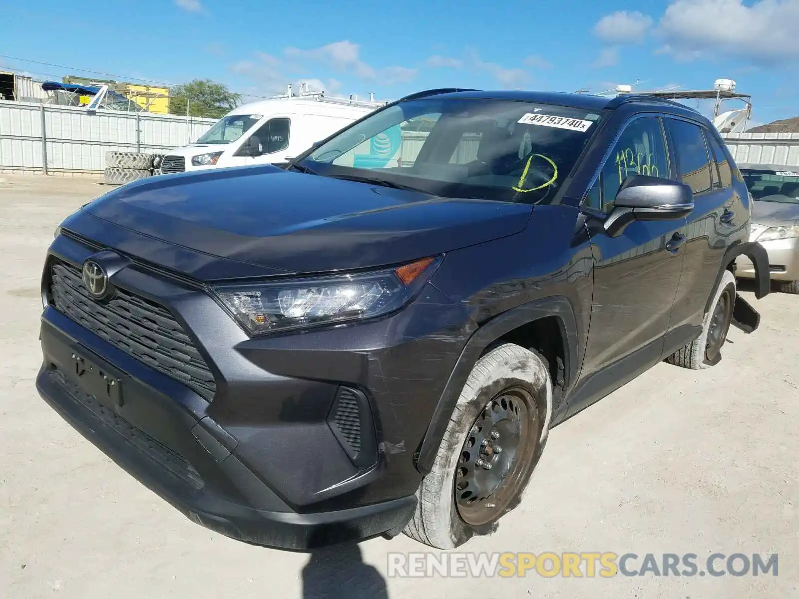 2 Photograph of a damaged car JTMK1RFV5KJ013403 TOYOTA RAV4 2019