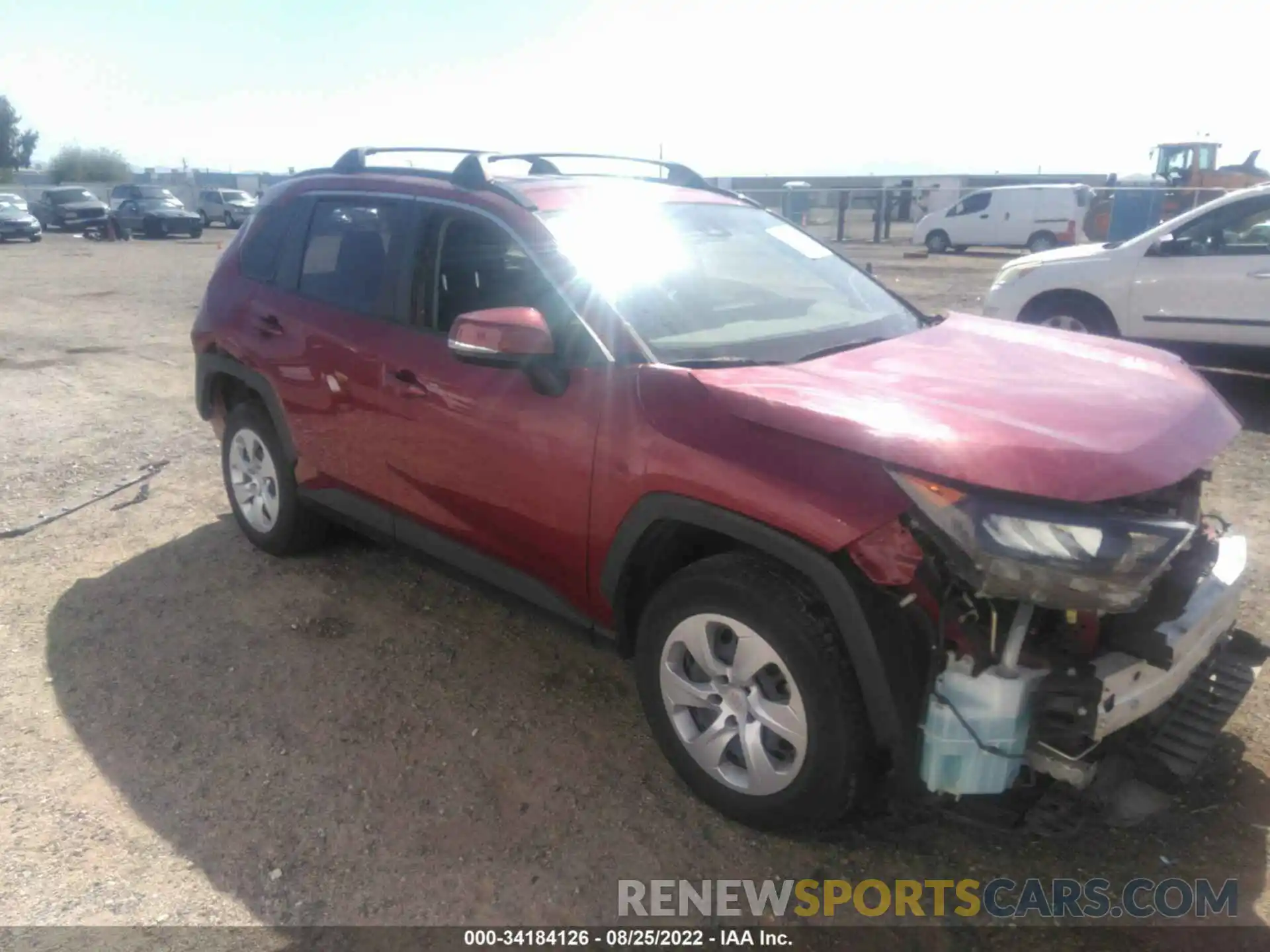 1 Photograph of a damaged car JTMK1RFV6KD004045 TOYOTA RAV4 2019