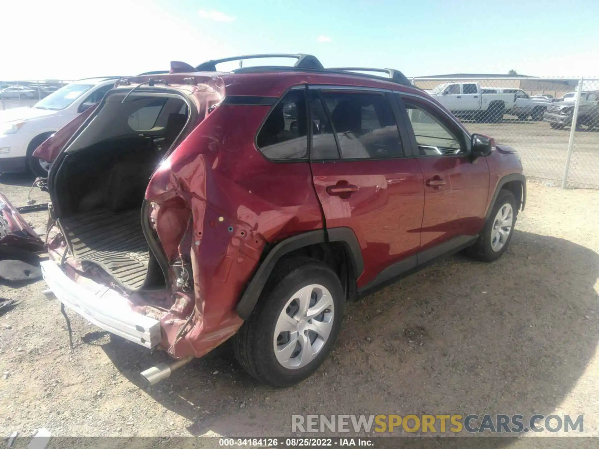 4 Photograph of a damaged car JTMK1RFV6KD004045 TOYOTA RAV4 2019