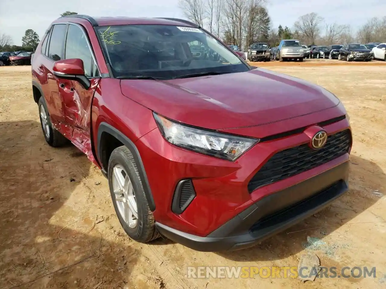 1 Photograph of a damaged car JTMK1RFV6KD004885 TOYOTA RAV4 2019