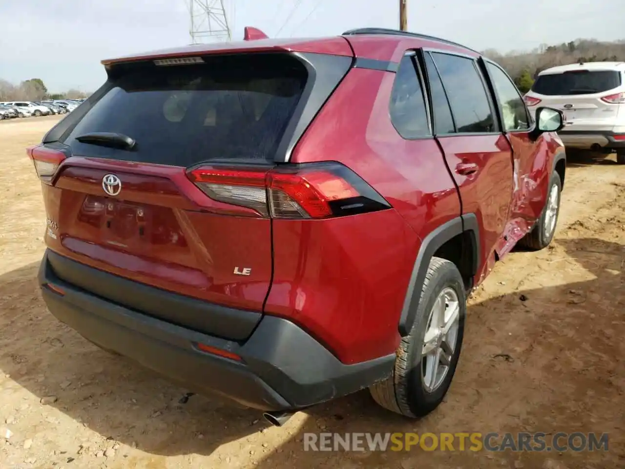 4 Photograph of a damaged car JTMK1RFV6KD004885 TOYOTA RAV4 2019