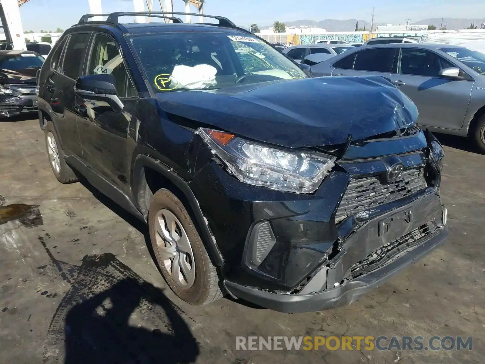 1 Photograph of a damaged car JTMK1RFV6KD017474 TOYOTA RAV4 2019