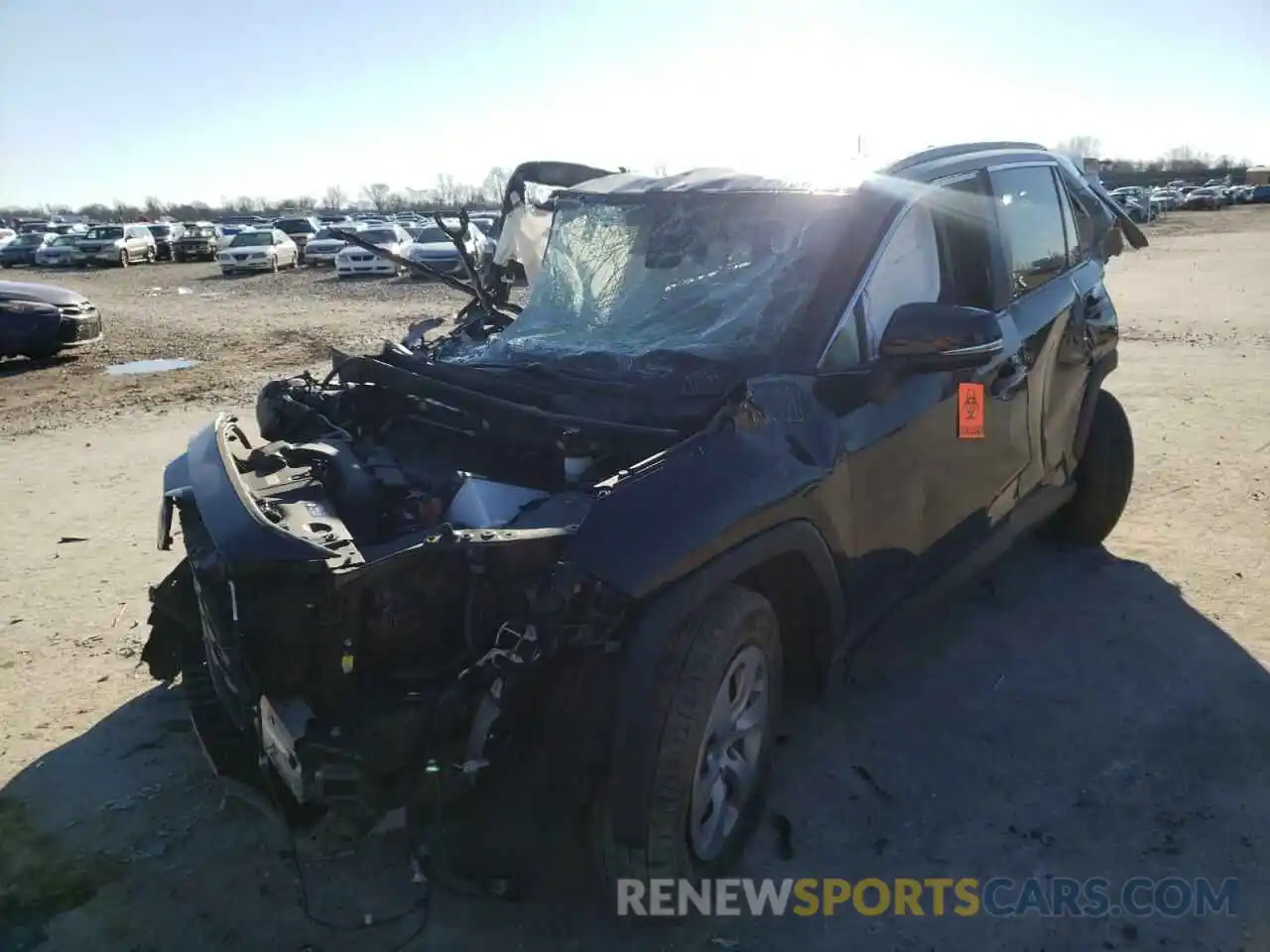 2 Photograph of a damaged car JTMK1RFV6KD017751 TOYOTA RAV4 2019