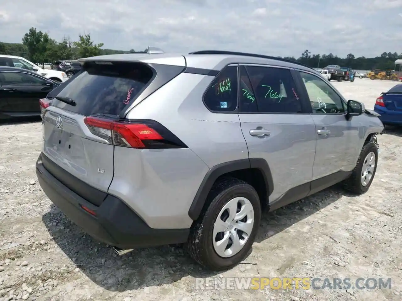 4 Photograph of a damaged car JTMK1RFV6KD018155 TOYOTA RAV4 2019