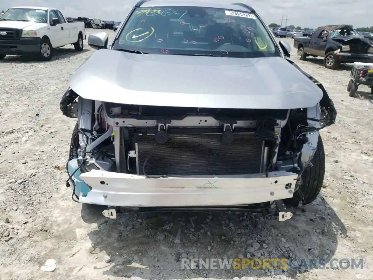 9 Photograph of a damaged car JTMK1RFV6KD018155 TOYOTA RAV4 2019