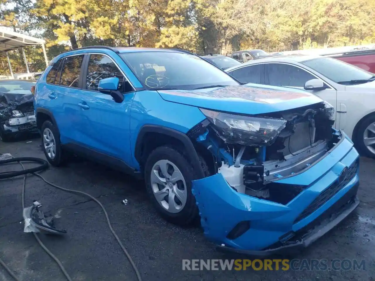 1 Photograph of a damaged car JTMK1RFV6KD040737 TOYOTA RAV4 2019