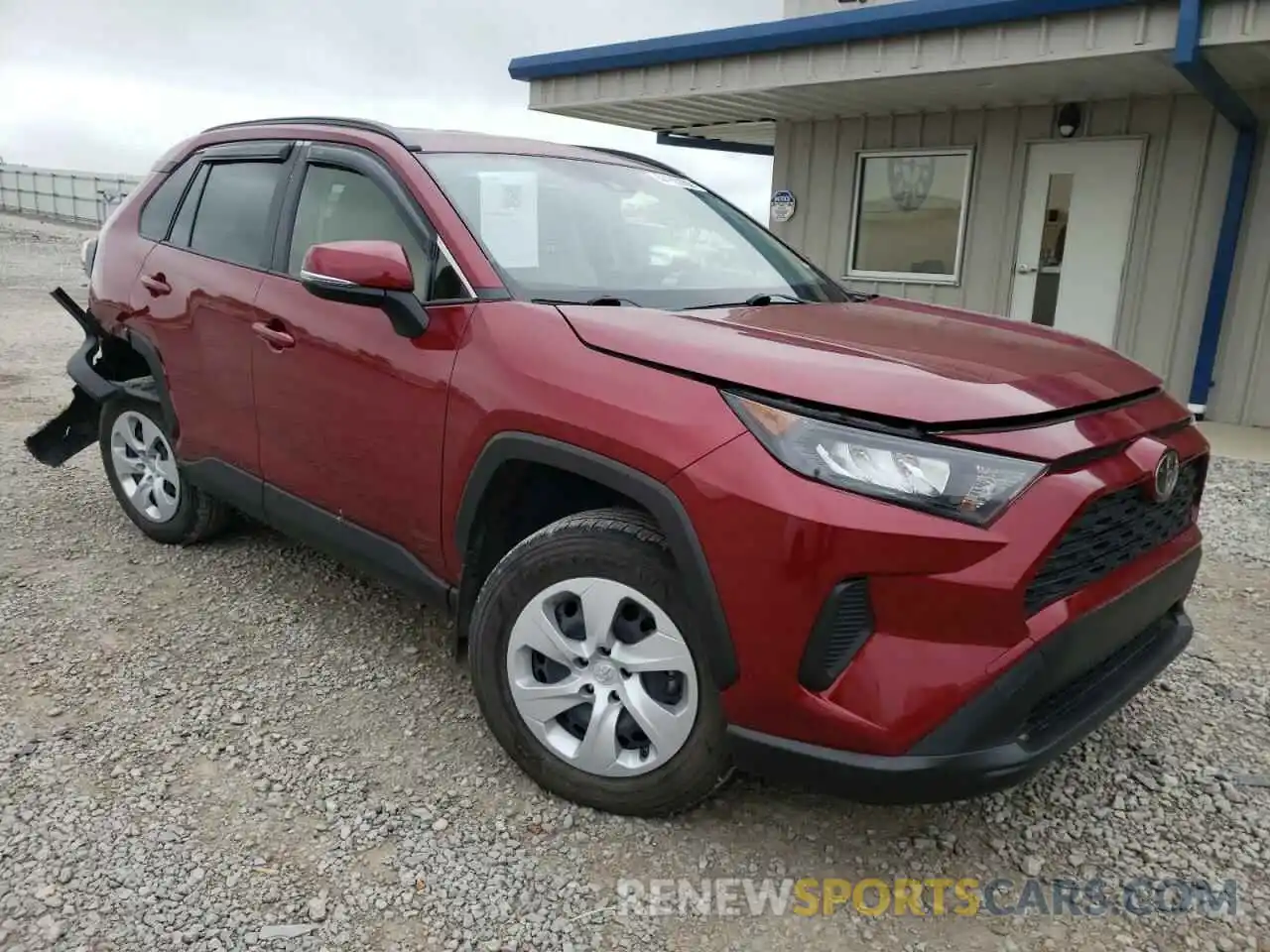 1 Photograph of a damaged car JTMK1RFV6KD506098 TOYOTA RAV4 2019