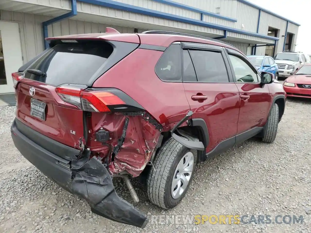 4 Photograph of a damaged car JTMK1RFV6KD506098 TOYOTA RAV4 2019