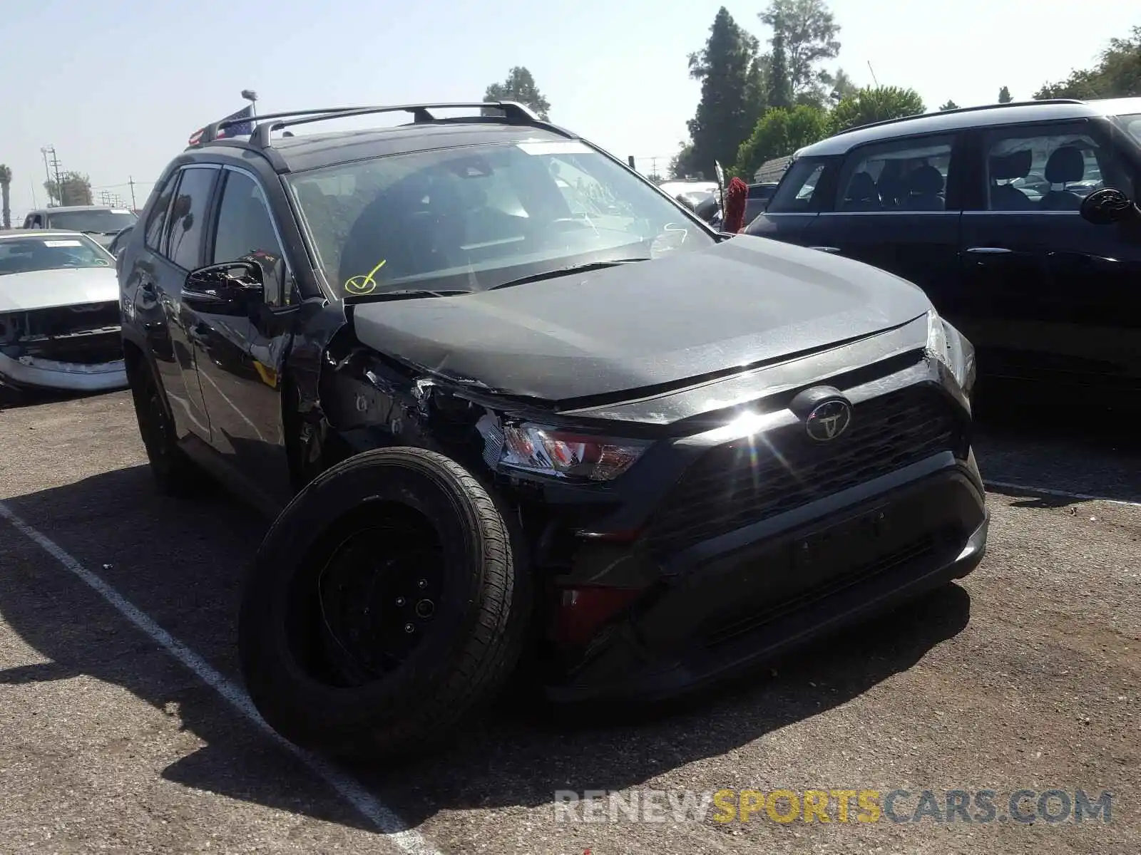 1 Photograph of a damaged car JTMK1RFV6KJ006315 TOYOTA RAV4 2019