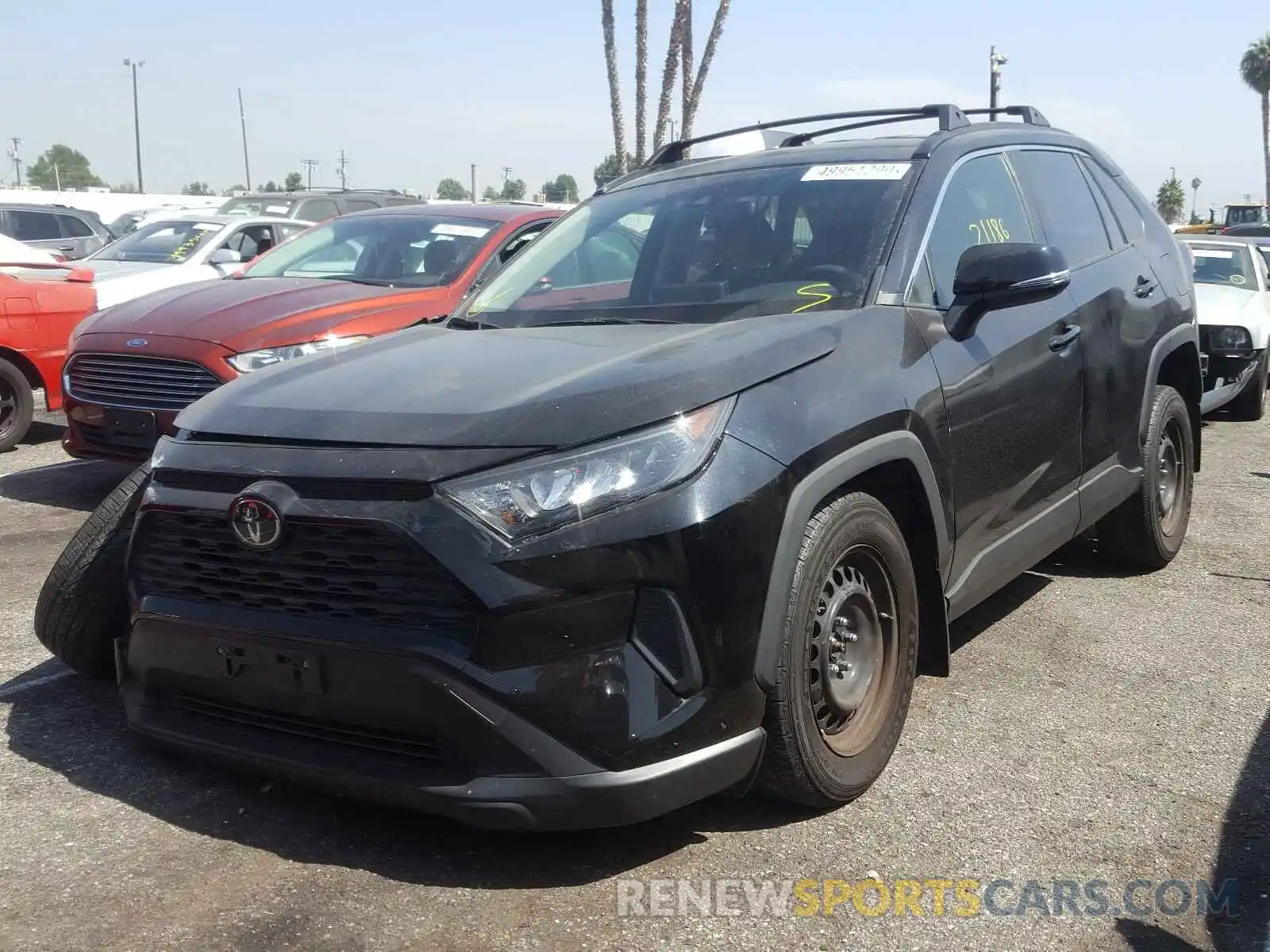 2 Photograph of a damaged car JTMK1RFV6KJ006315 TOYOTA RAV4 2019