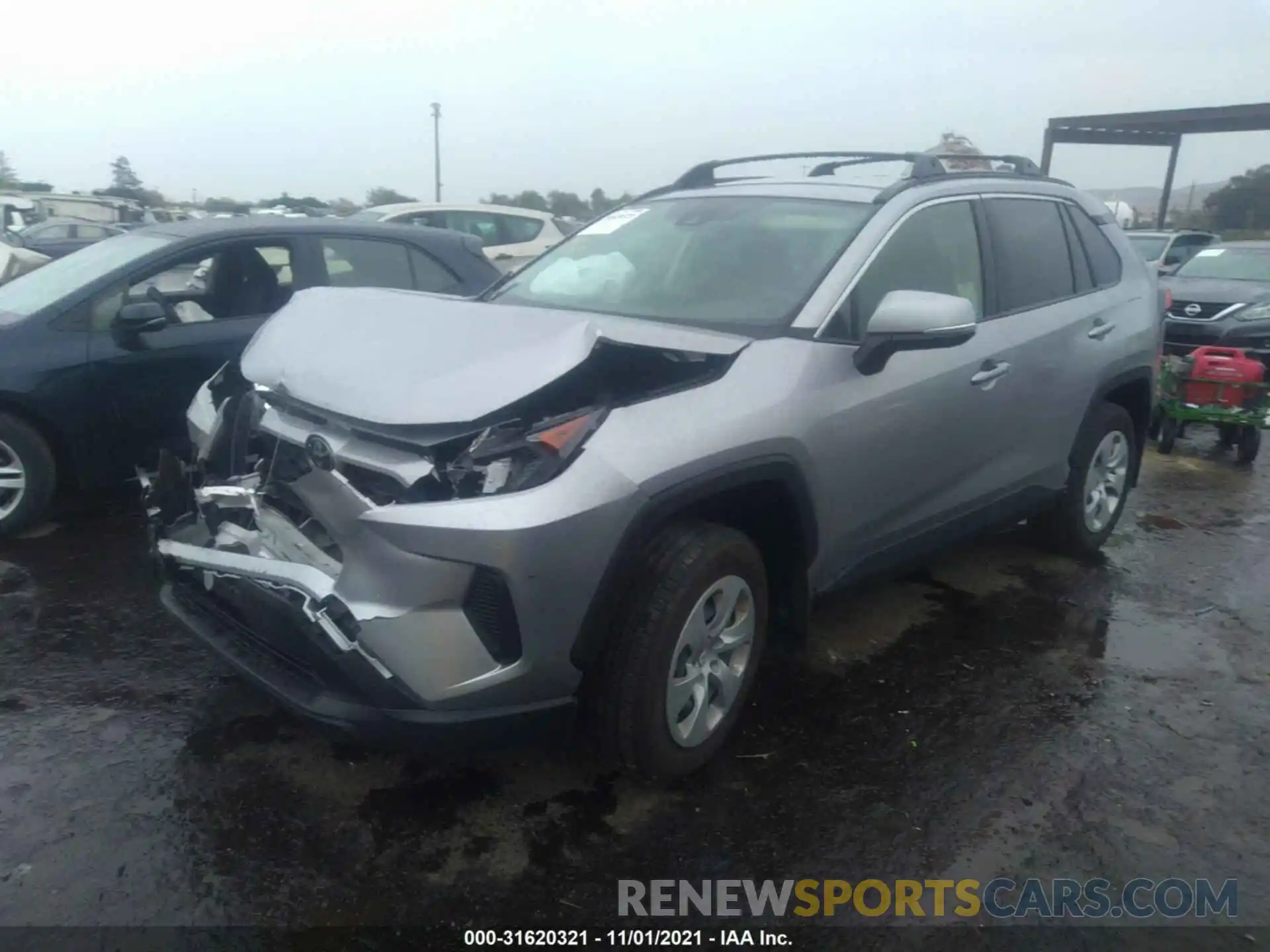 2 Photograph of a damaged car JTMK1RFV6KJ007531 TOYOTA RAV4 2019